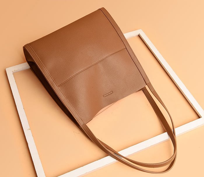 Frances - Luxurious Leather Tote Bag