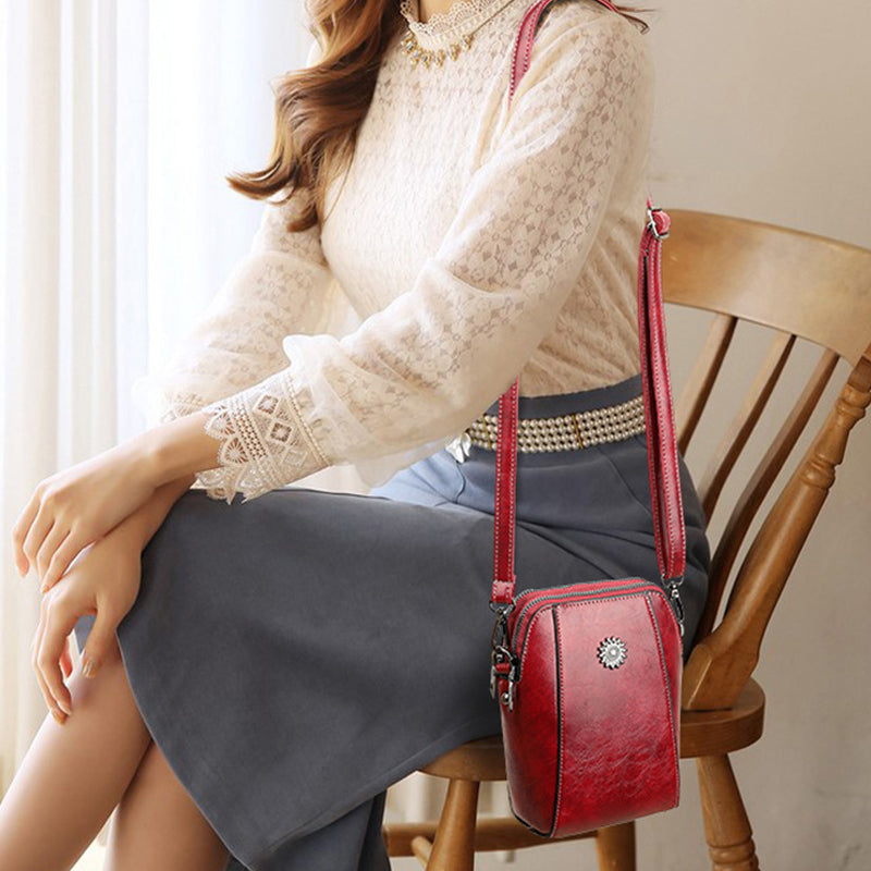 Wilma - Vintage Grace Leather Bag