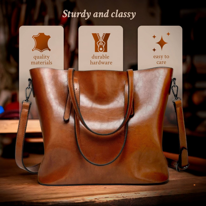 Jane - Timeless Vintage Leather Handbag