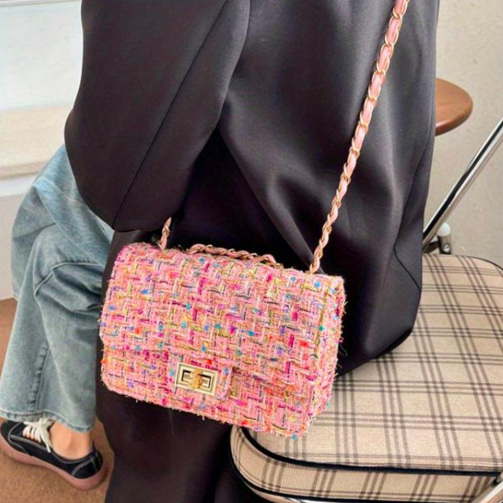 Madison - Parisian Tweed Shoulder Bag