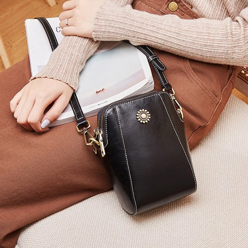 Wilma - Vintage Grace Leather Bag