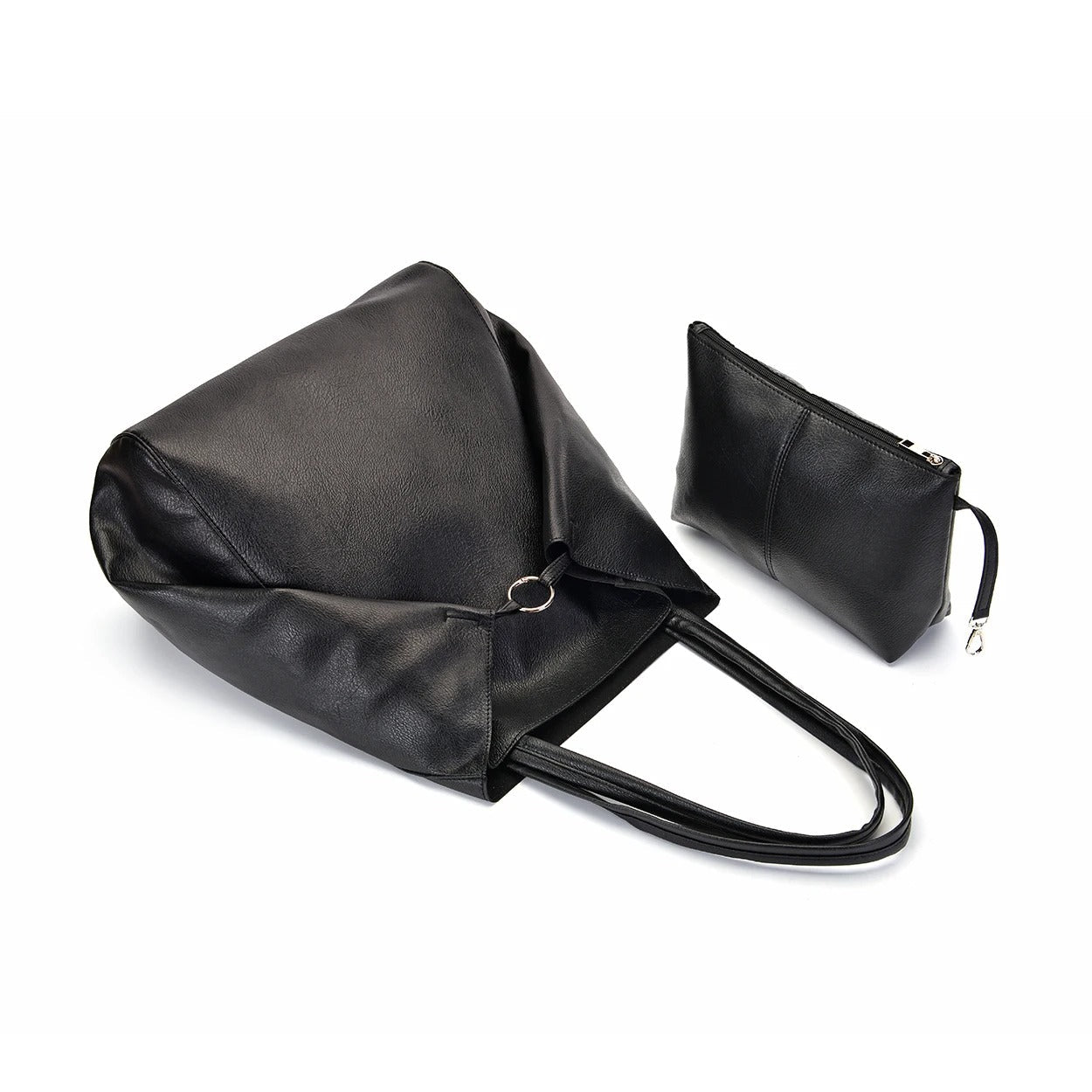 Therese - Retro Radiance Leather Tote Bag