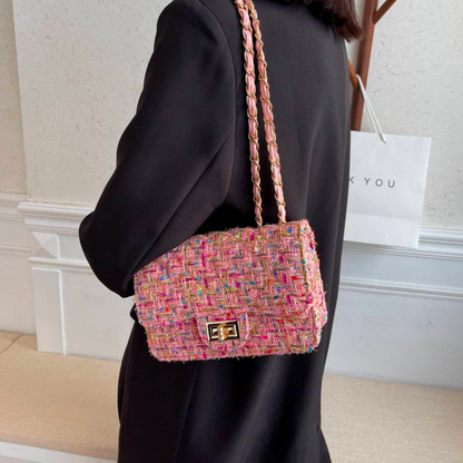 Madison - Parisian Tweed Shoulder Bag