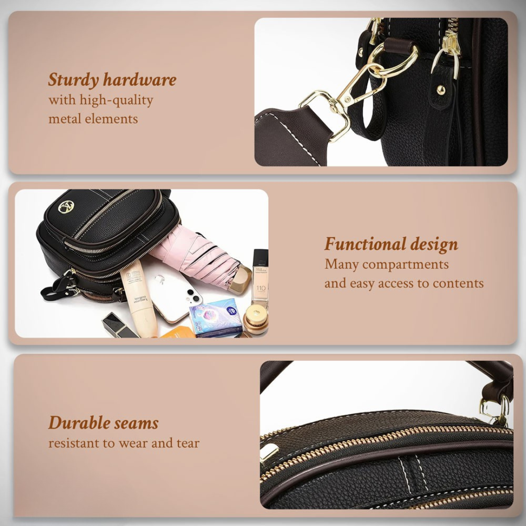 Laura - Timeless Sophistication Leather Shoulder Bag