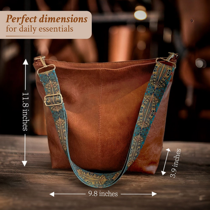 Linda - Vintage Charm Leather Shoulder Bag
