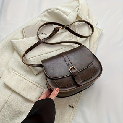 Connie - Classic Lush Leather Crossbody Bag