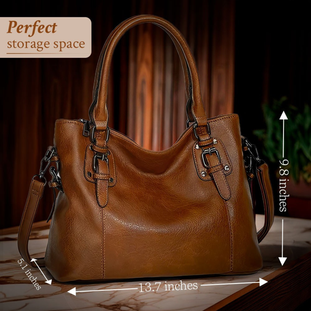 Louise - Graceful Allure Leather Shoulder Bag