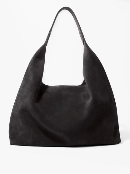 Bernice - Vintage Luxury Suede Leather Handbag