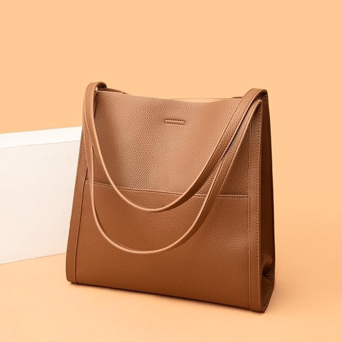 Frances - Luxurious Leather Tote Bag