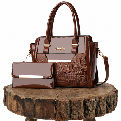 Nathalia | Bag and Wallet Kit in Leather