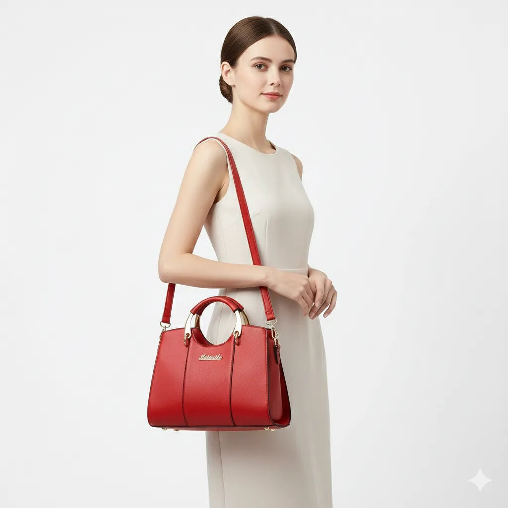 Kasha - Luxurious Women's Leather Crossbody Bag