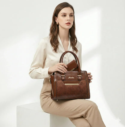 Gabriella - Bag and Wallet Kit in Leather