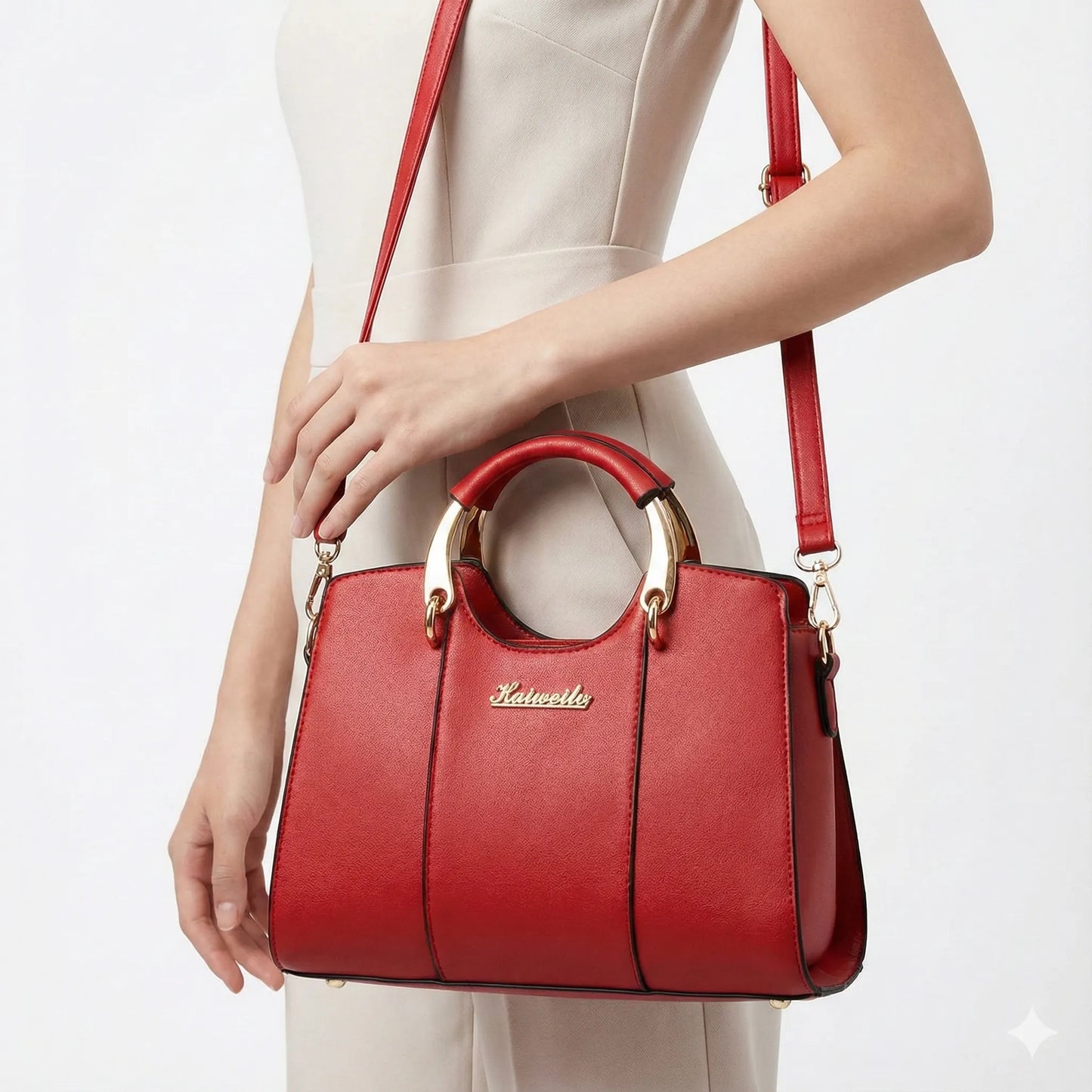 Kasha - Luxurious Women's Leather Crossbody Bag