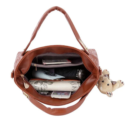 Grace - Legacy 4-Piece Leather Bag Set