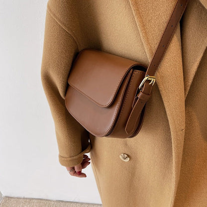 Ada - Classic Vintage Leather Crossbody Bag