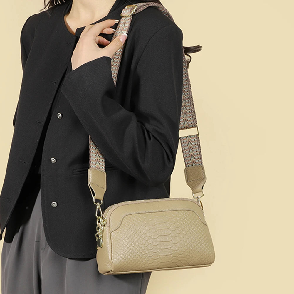 Clara - Prime Elegance Leather Crossbody Bag