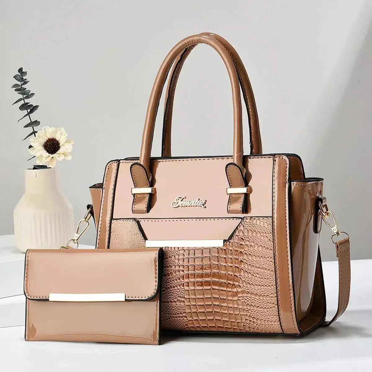 Gabriella - Bag and Wallet Kit in Leather