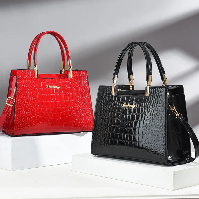 Brooklyn - Luxurious Aura Leather Handbag