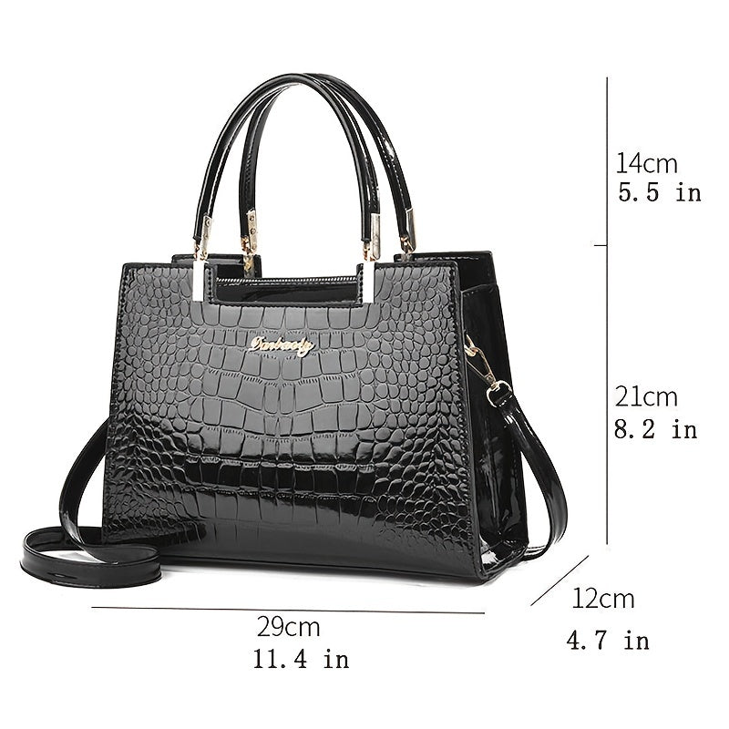 Brooklyn - Luxurious Aura Leather Handbag