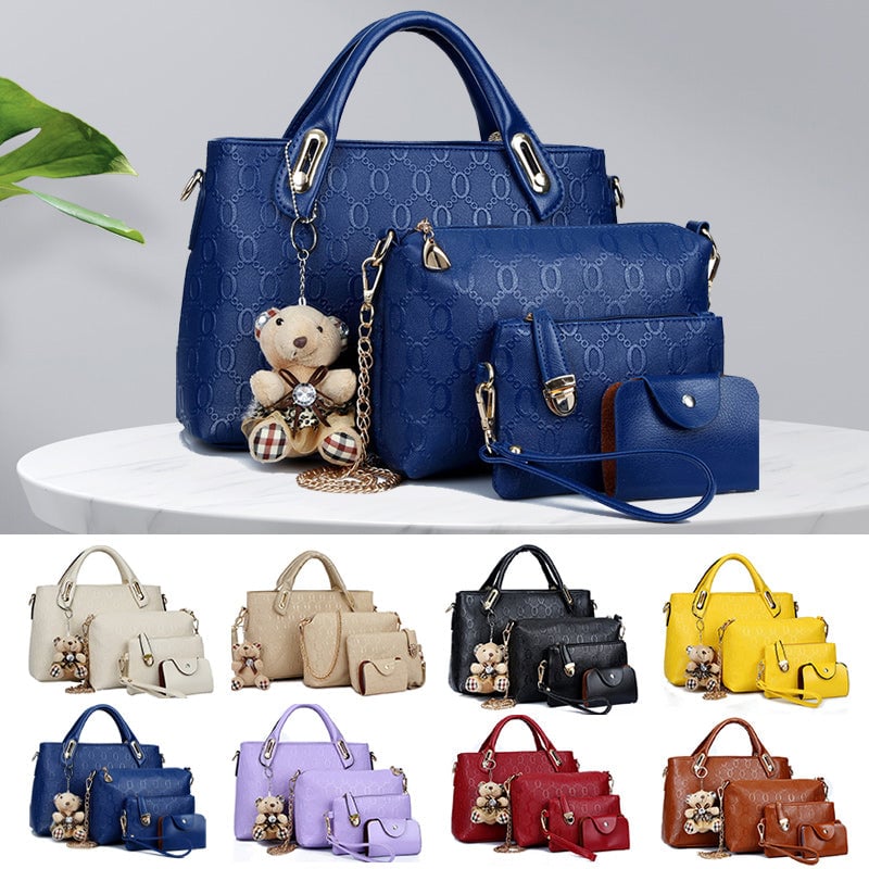 Grace - Legacy 4-Piece Leather Bag Set