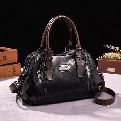 Katherine - Luxe Statement Leather Handbag