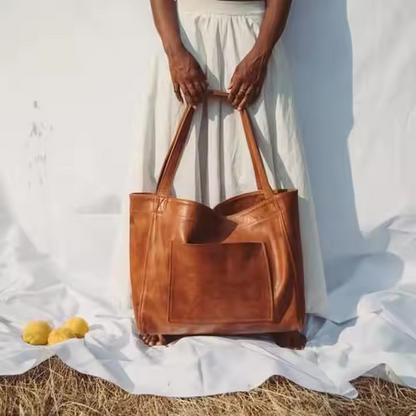 Beatrice - Imperial Charm Leather Shoulder Bag