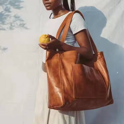 Beatrice - Imperial Charm Leather Shoulder Bag