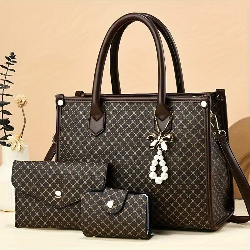 Martha  - Timeless Vintage 3-Piece Leather Bag Set