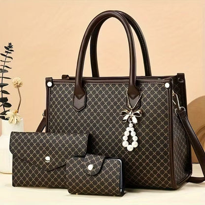 Martha  - Timeless Vintage 3-Piece Leather Bag Set