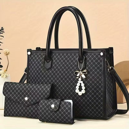 Martha  - Timeless Vintage 3-Piece Leather Bag Set