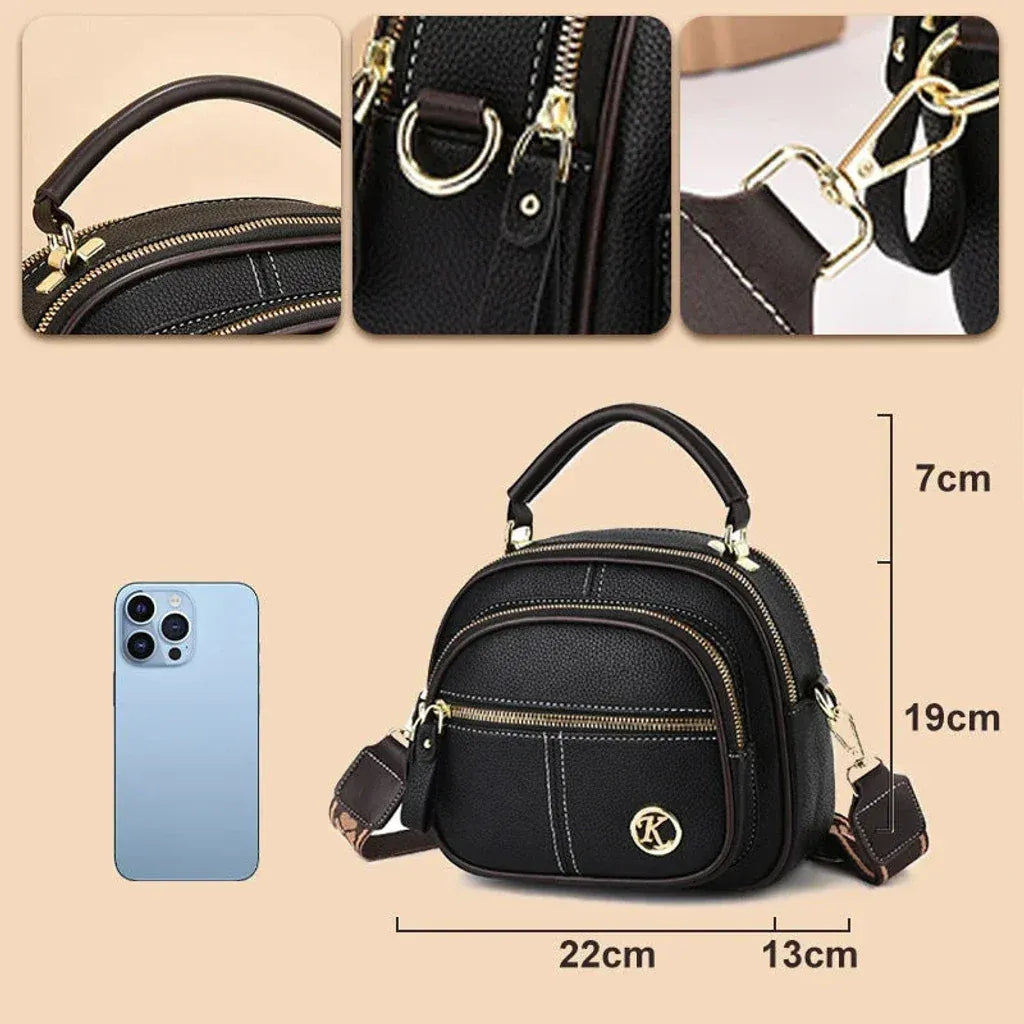 Laura - Timeless Sophistication Leather Shoulder Bag